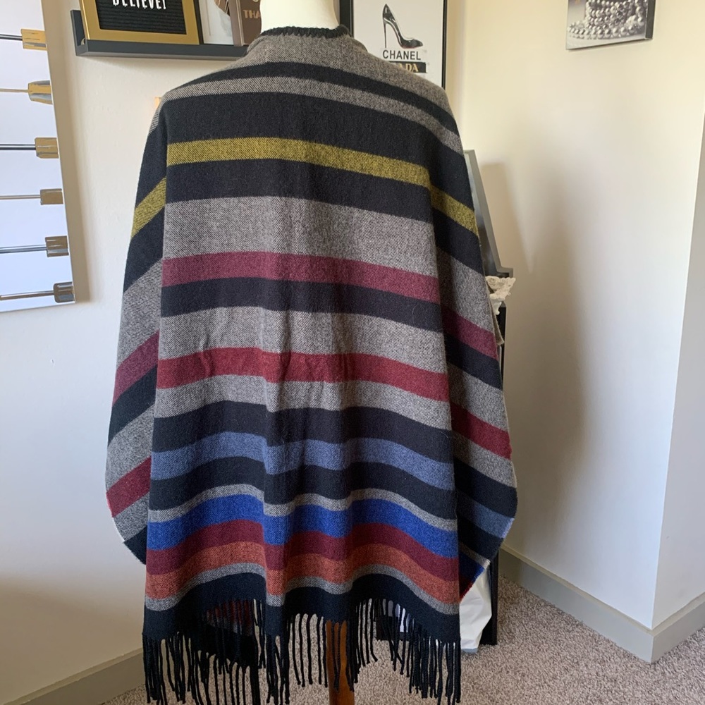Treasure & Bond Striped Ruana - Picture 2 of 5